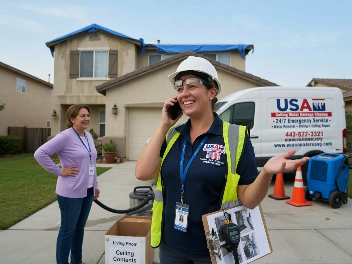 Ceiling Water Damage Restoration Ben Franklin, TX FAQs